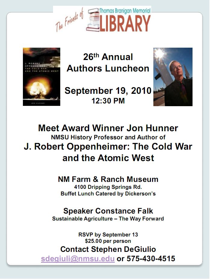 26th Anual Authors Luncheon